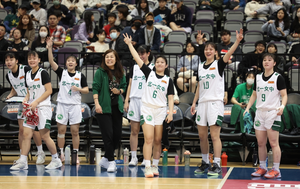 北一女連五季晉冠軍賽。高中體總提供。下同。