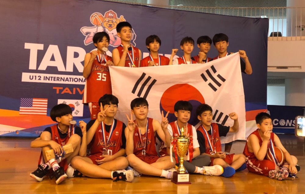 南韓男籃第二名。
