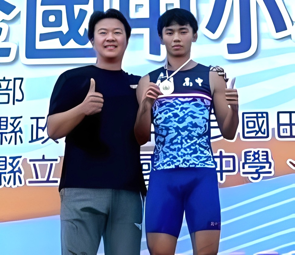 謝承桂200公尺飆21秒09達標U20田徑世錦賽。平鎮高中提供。