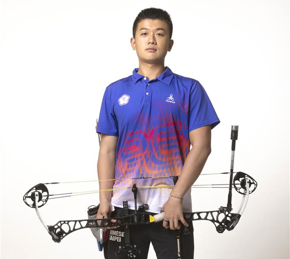張正韋在杭州亞運射破男子複合弓個人賽大會紀錄。體育署提供。