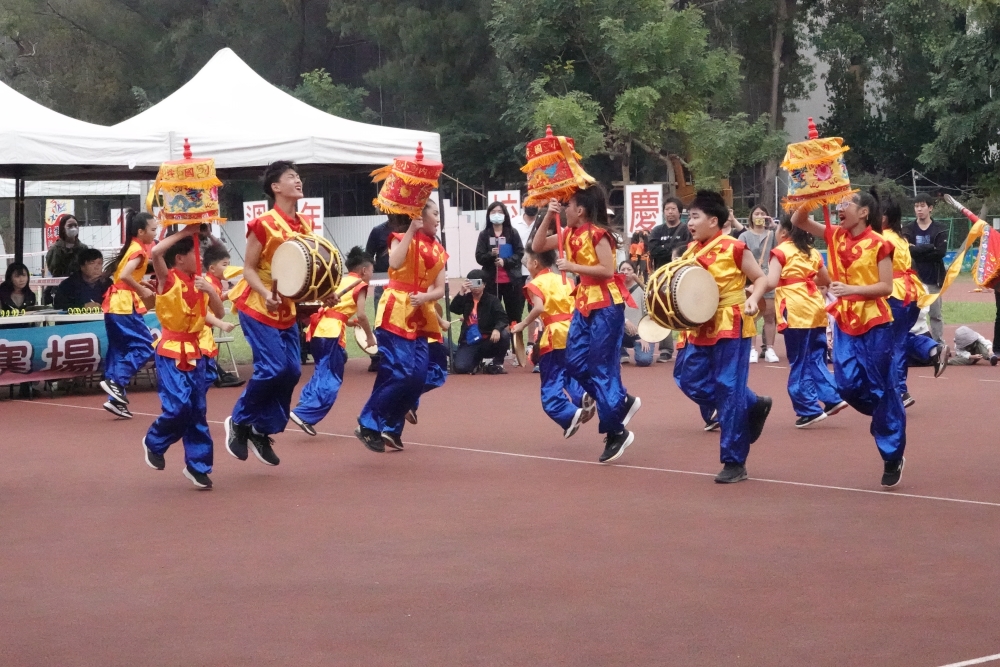 澎湖內垵國小在國小鼓術男女混合完成「5連霸」。照片：臺南大學。