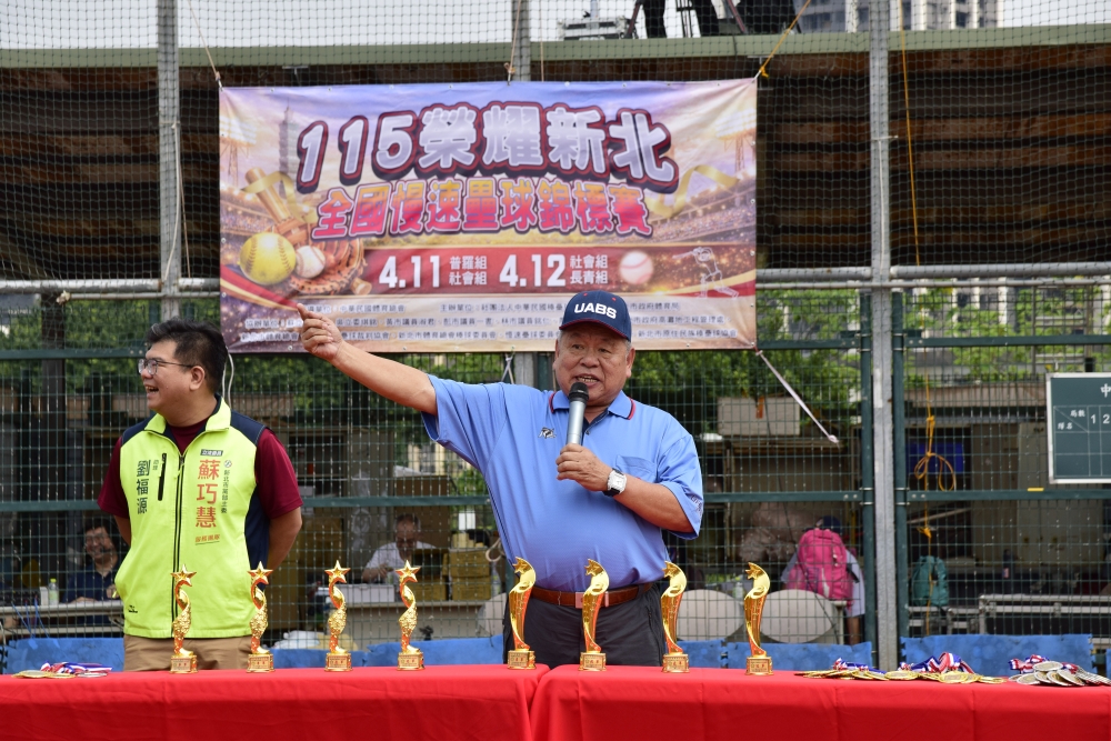 王世忠理事長開幕致詞為比賽揭開序幕（大會提供）。