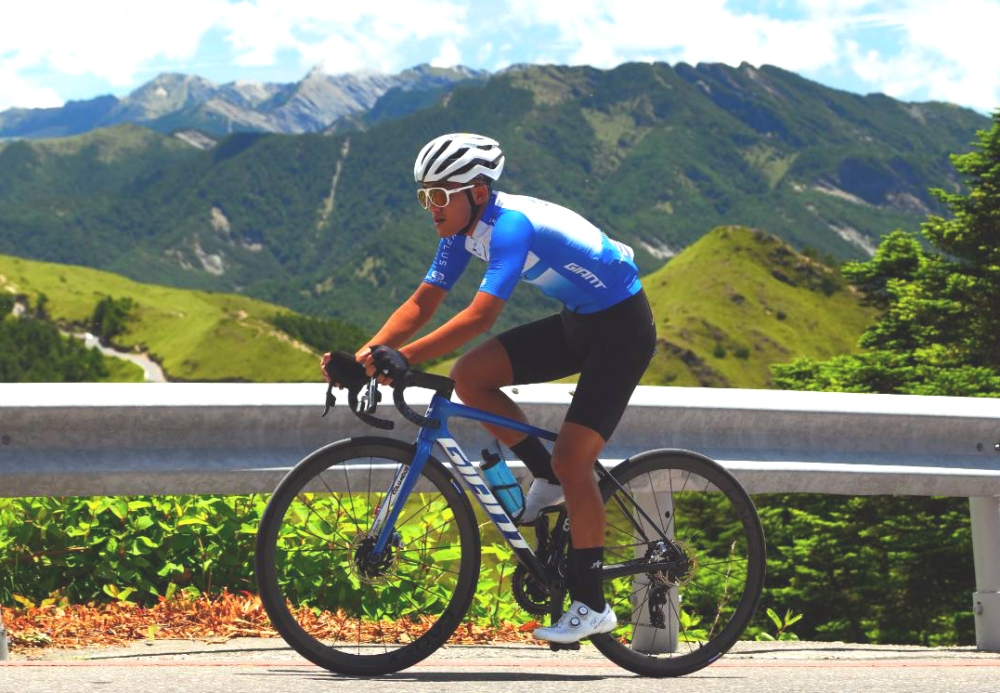 男子總冠軍捷安特哥倫布車隊李廷威。中華民國自行車騎士協會／提供。下同。