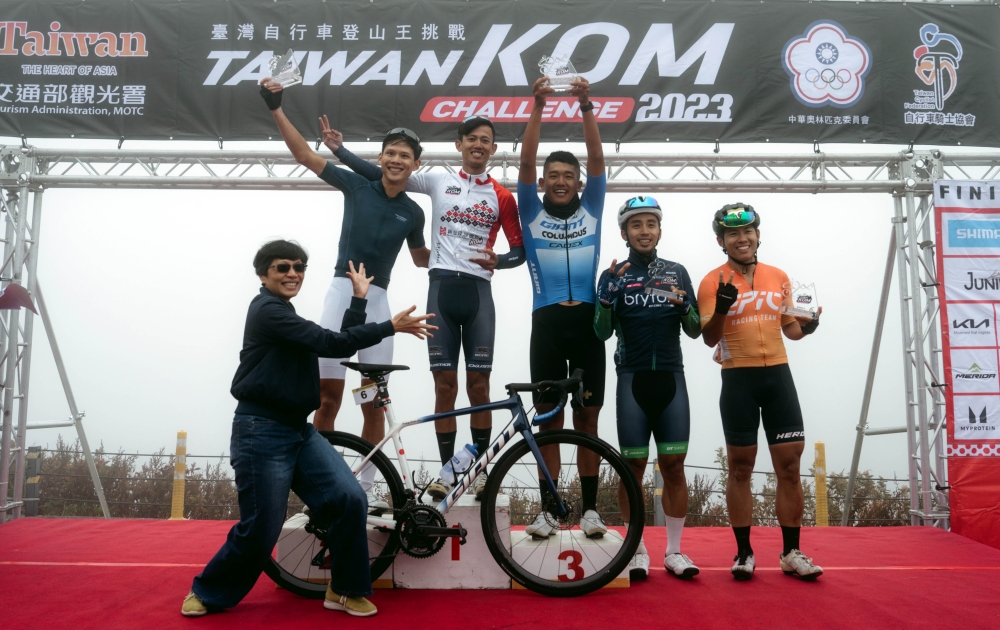 國內總排名前六名。中華民國自行車騎士協會提供 。