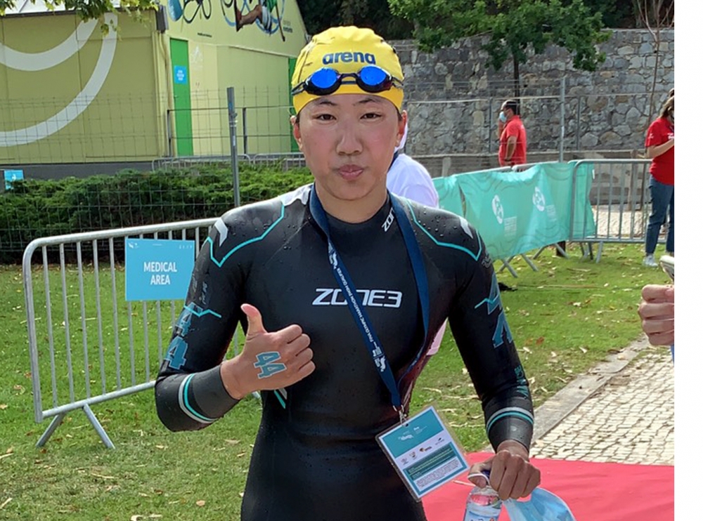 中華隊泳將王怡臻。中華民國游泳協會國際組提供。