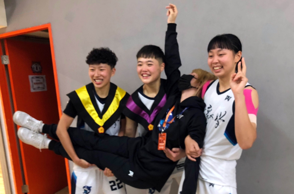 臺大鎮隊「鐵三角」吳瑋茹（中）、楊舒喬（左）、溫品淳（右）的其中兩人將畢業。