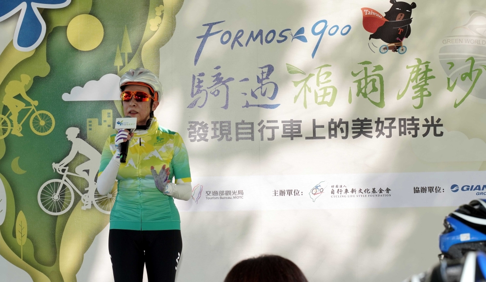 自行車新文化基金會董事長劉麗珠。自行車新文化基金會／提供。