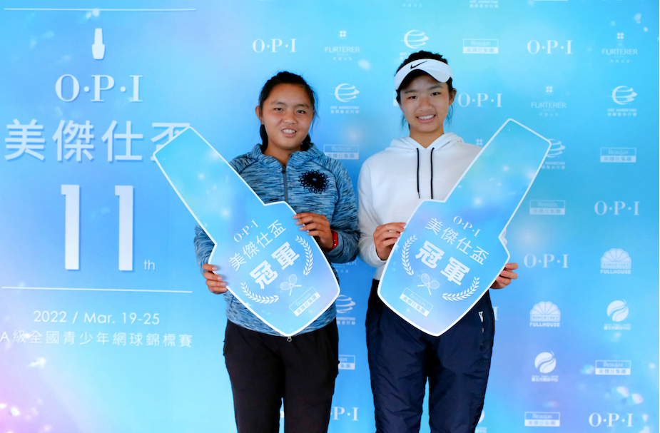 蔡宇甯和黃珉臻今年攜手挑戰16歲女雙 （圖／海碩整合行銷提供）。