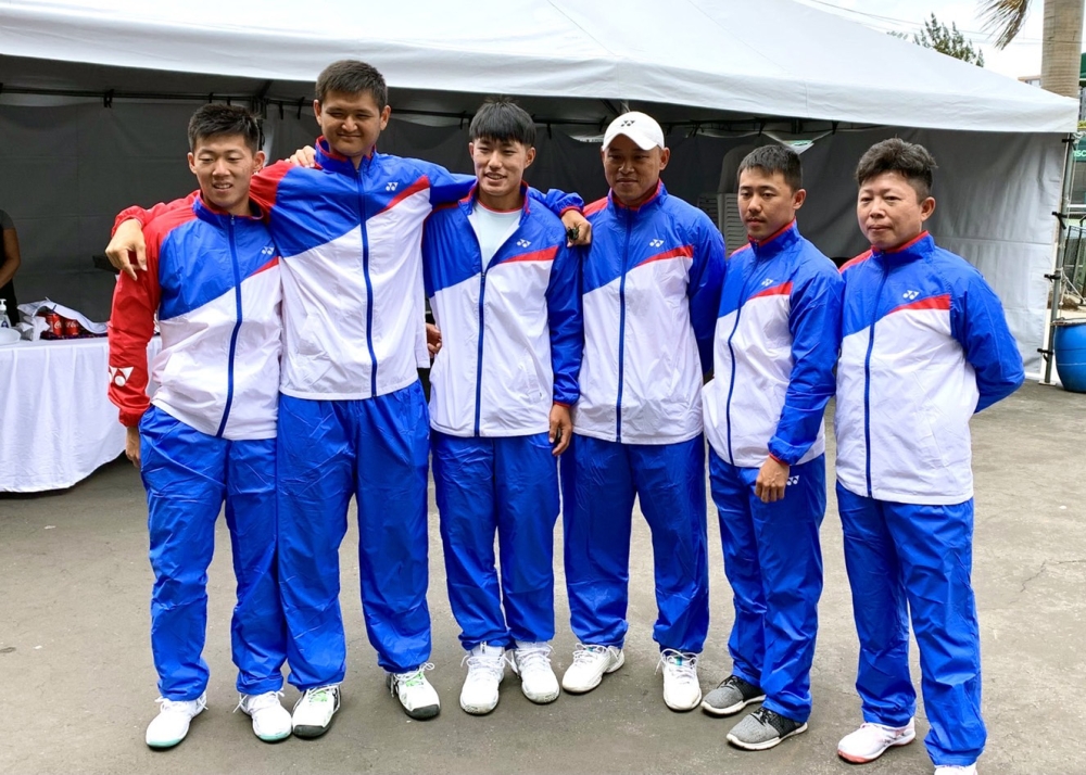 台維斯杯網賽中華隊準備好了。