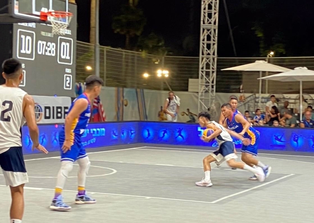 以色列聽障三人制籃球賽。