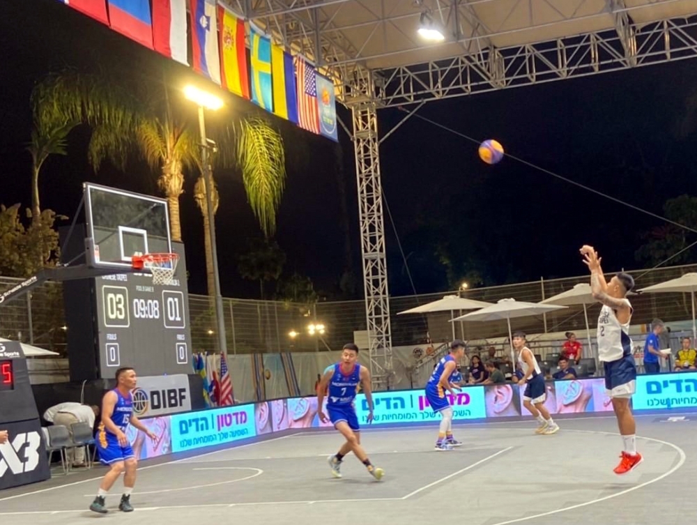 以色列聽障三人制籃球賽。