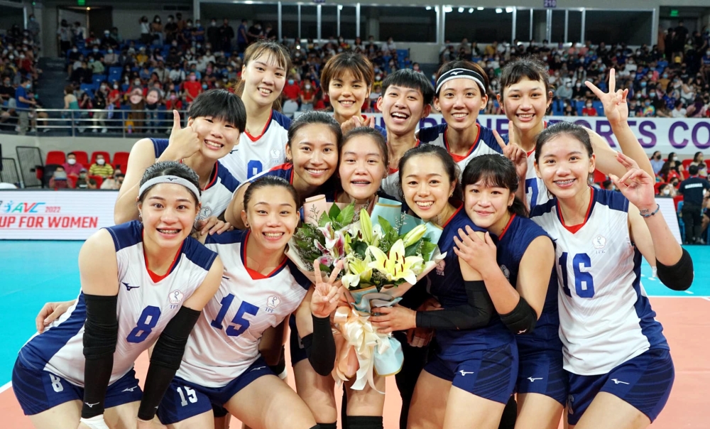 2022年亞洲盃女子排球賽，中華隊獲第五名。AVC提供。下同。