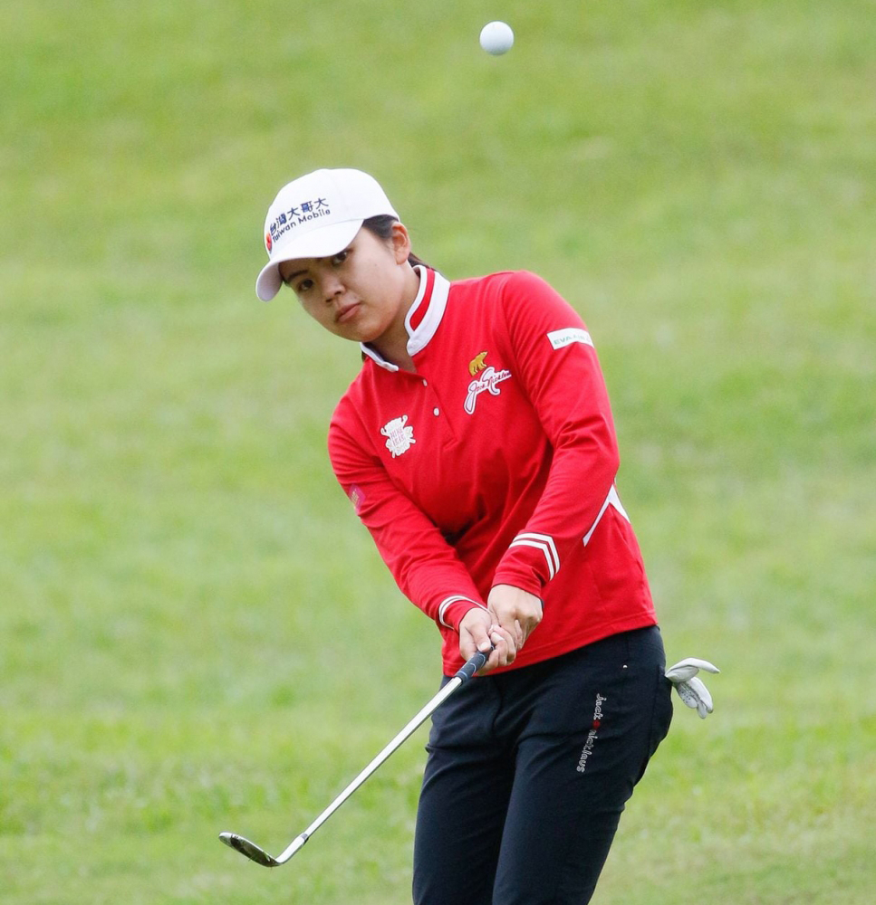 徐薇淩在純絲錦標賽拿下美巡賽首冠。台灣女子職業高爾夫協會／提供。