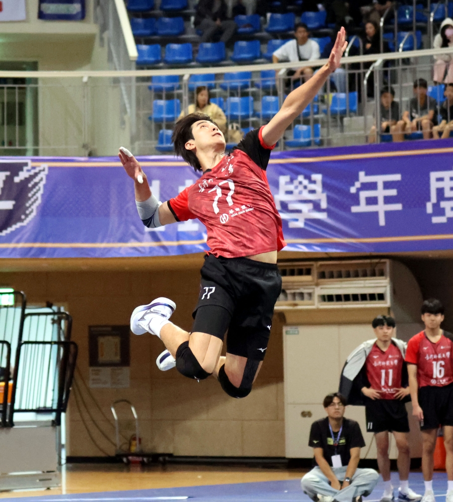 臺師温逸凱得17分。林嘉欣／攝影。