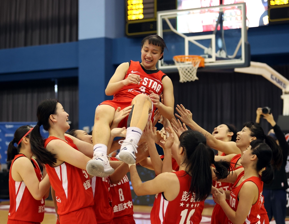 HBL全明星賽女子組由紅隊獲勝。大會提供，下同。