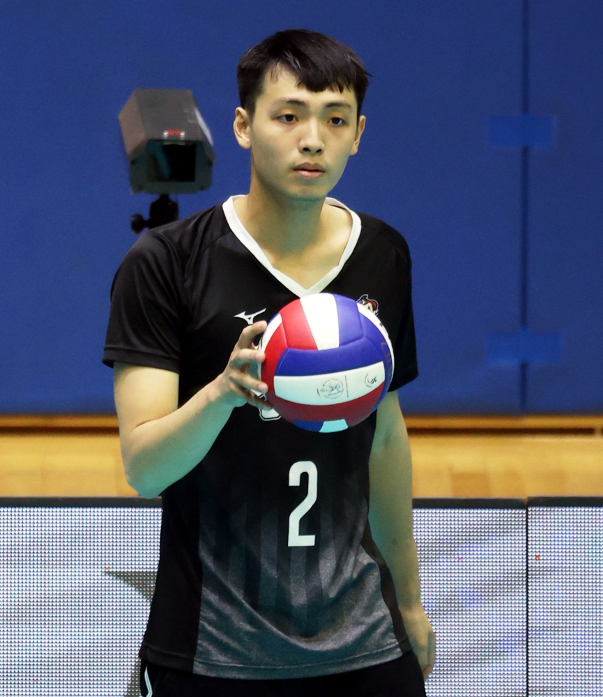台電替補舉球員黃宇晨表現出色。