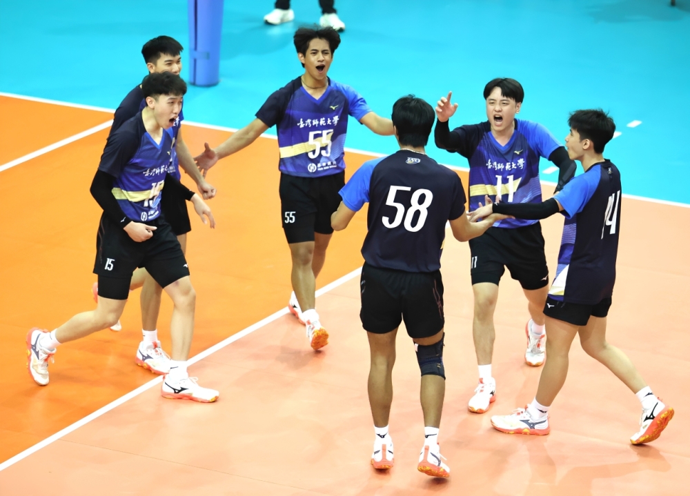 臺灣師大七連勝。林嘉欣／攝影。