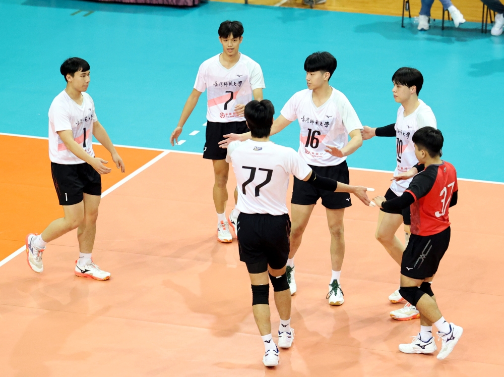 臺灣師大八連勝。林嘉欣／攝影。