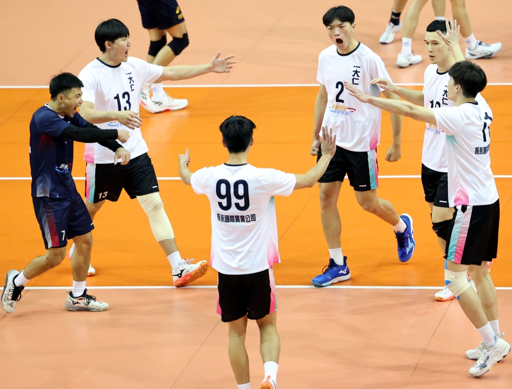 大仁科大3:2逆轉勝衛冕軍中原超嗨。林嘉欣/攝影。