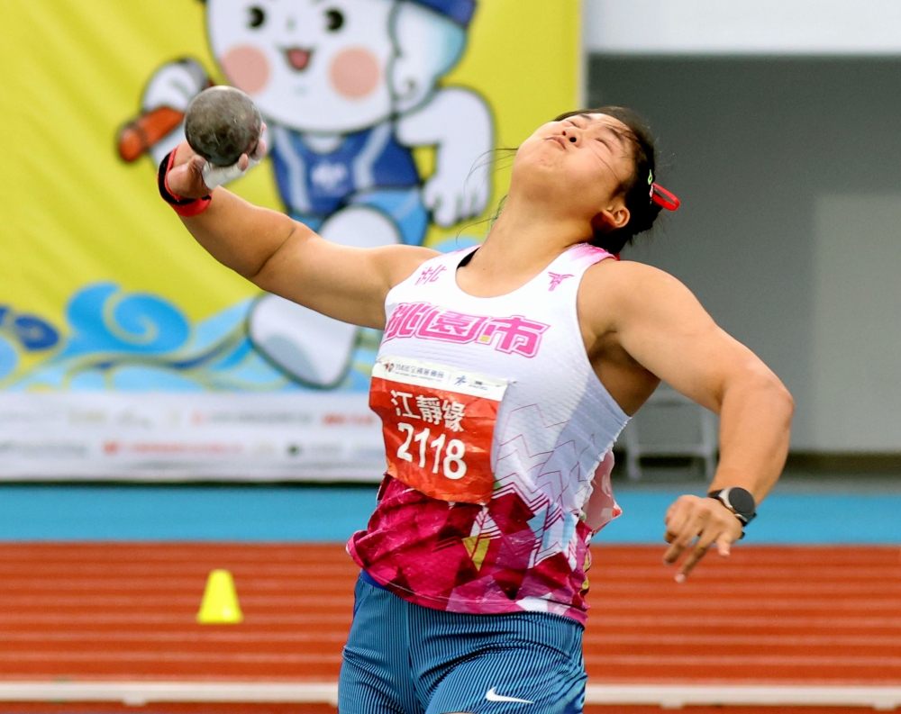 江靜緣18.08破全國再達亞運劍指奧運。林嘉欣／攝影。