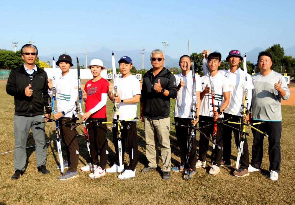東京奧運倒數計時，中華射箭隊準備好了！資料照片　林嘉欣／攝影。
