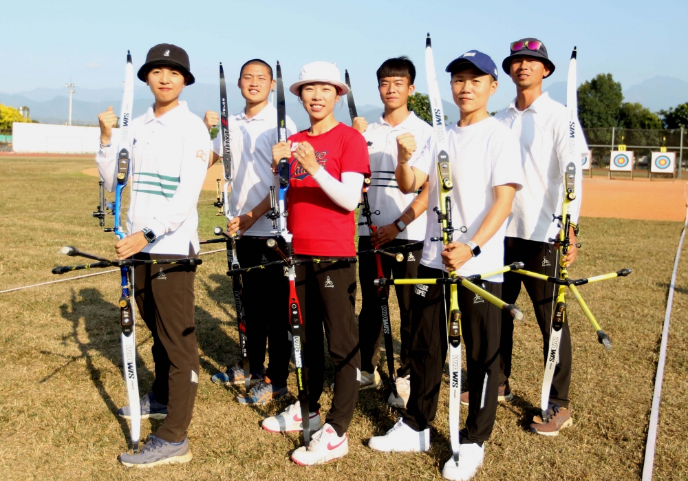 中華射箭隊盼在東京奧運射下雙金。資料照片 林嘉欣／攝影。