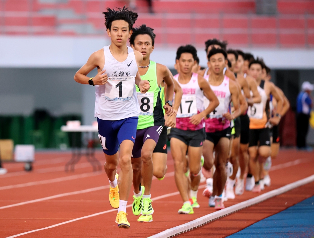 簡子傑(前)。林嘉欣／攝影。