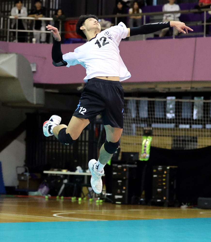 中原大學劉昱麟得18分。林嘉欣／攝影。