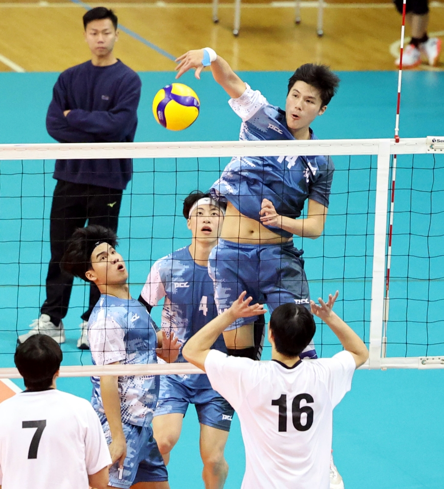 國北教大江秉軒攻擊犀利。林嘉欣／攝影。