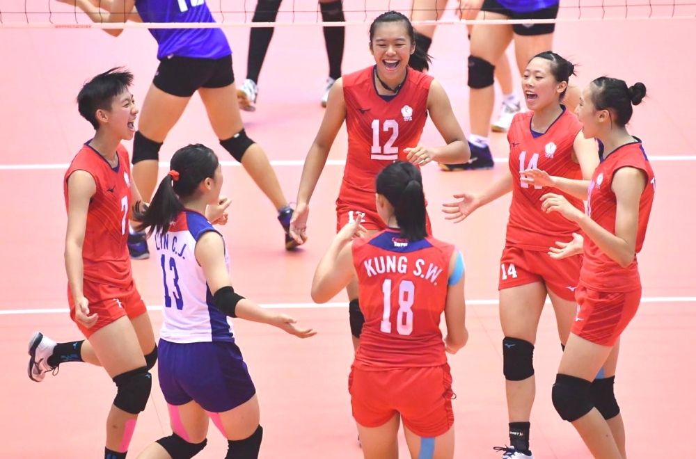 中華隊在上屆亞洲U19女排賽得第四。FIVB提供。