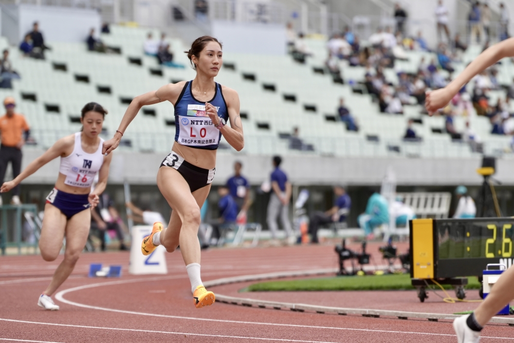 羅佩琳飆57.87達亞運培訓標準。查爾斯運動行銷提供。