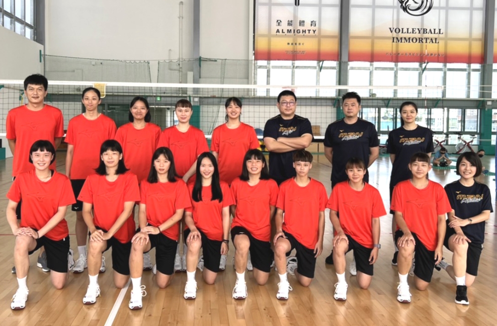 中華U20女排隊。康金塗提供。