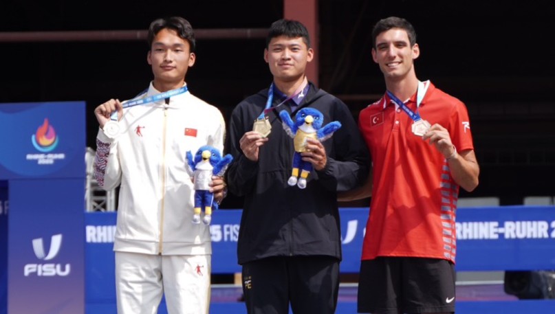湯智鈞加射完美十分箭封關逆轉勝中國奪金。NTSUper體育超人／攝影。