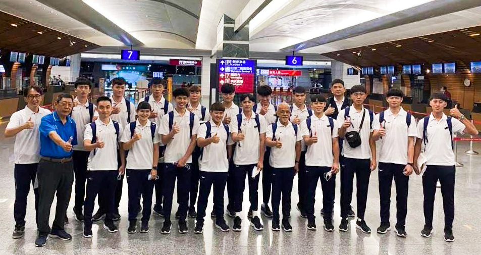 U20中華男排今出發前往巴林。排球協會提供。