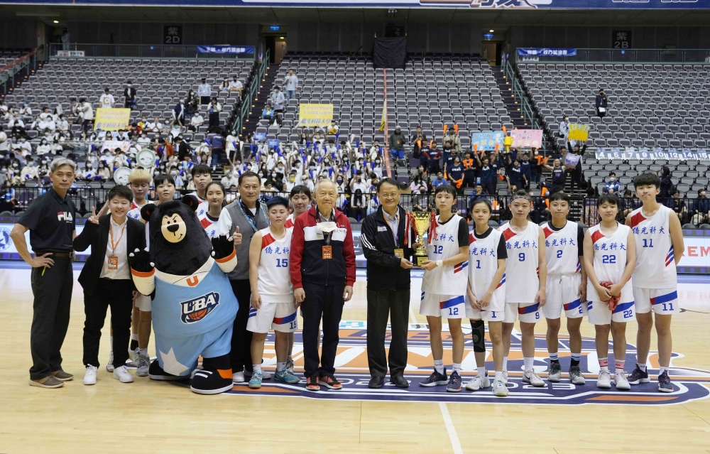 壽UBA大專籃球聯賽一般女生組第二名僑光科技大學。