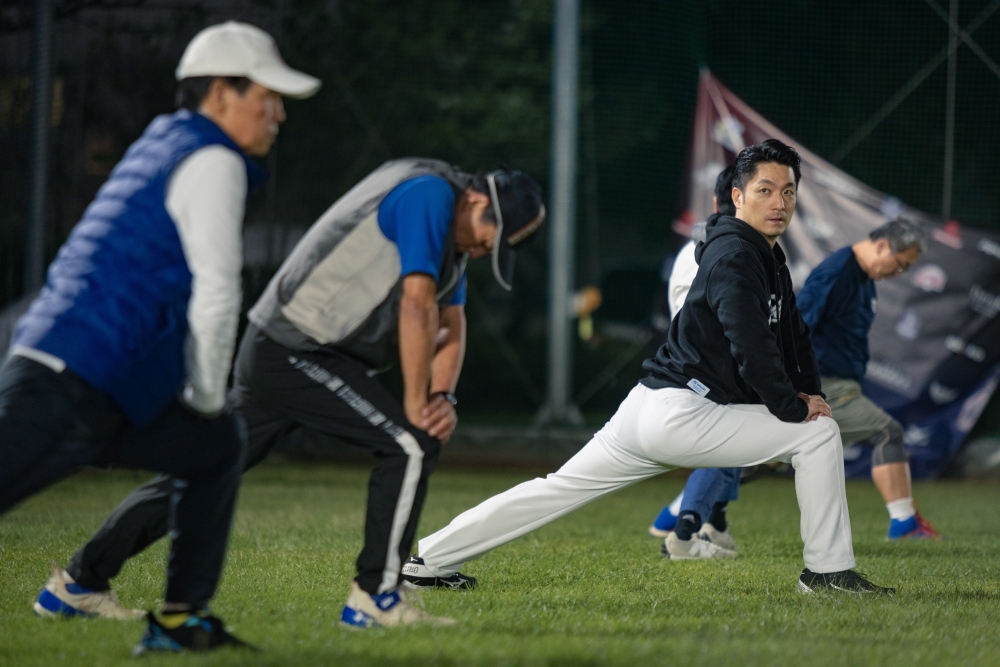 台北市長蔣萬安(右)將參加世壯運。大會提供。下同。