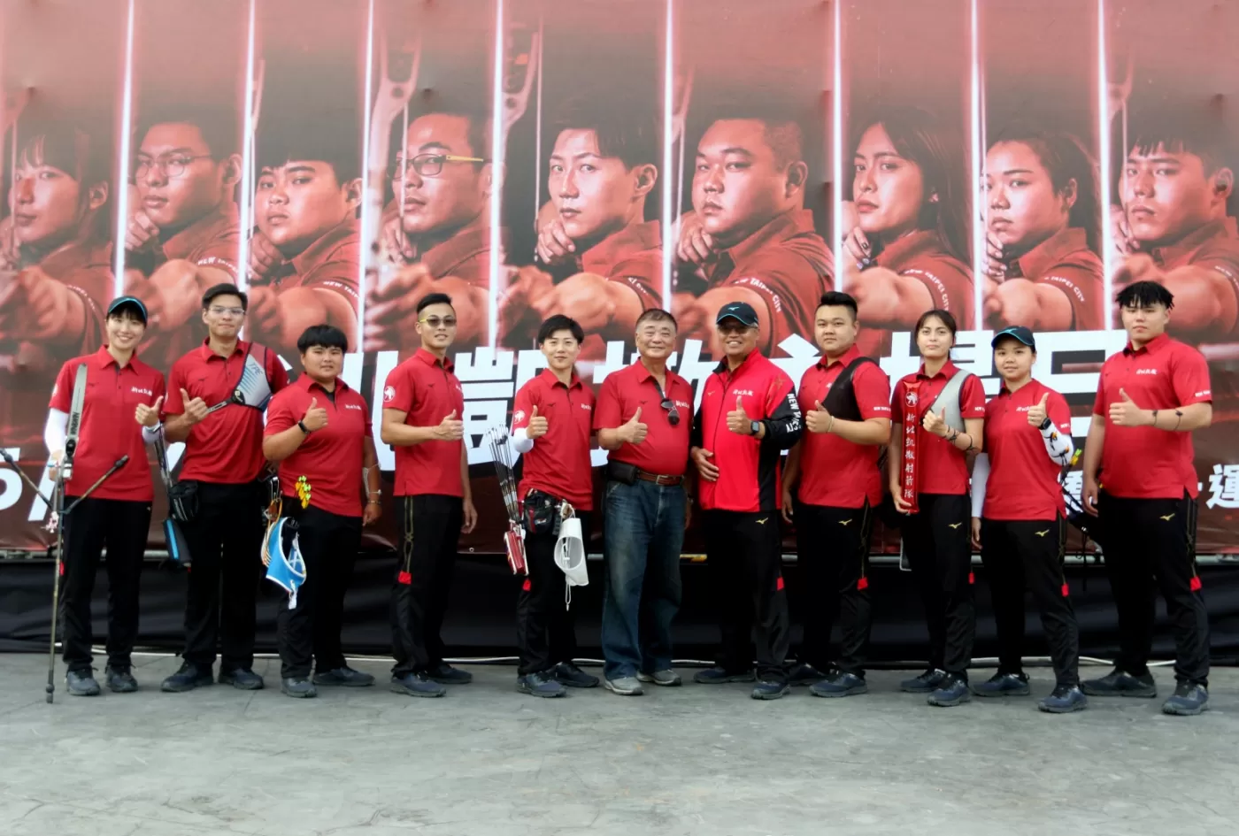 新北凱撒隊。中華企業射箭聯盟/提供。