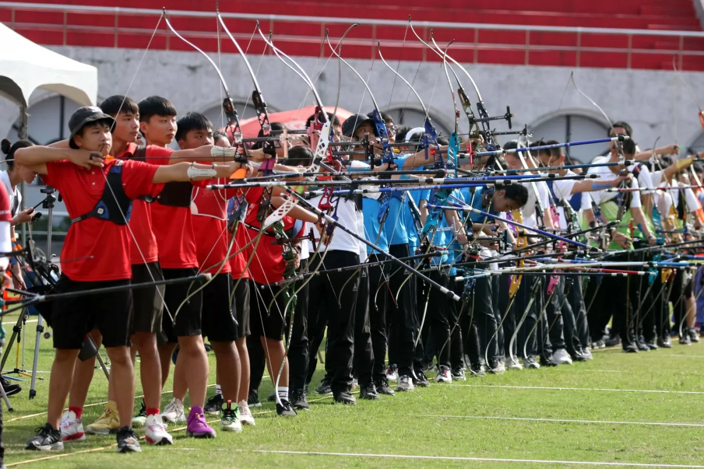 新北凱撒小聯盟射箭賽。中華企業射箭聯盟/提供。