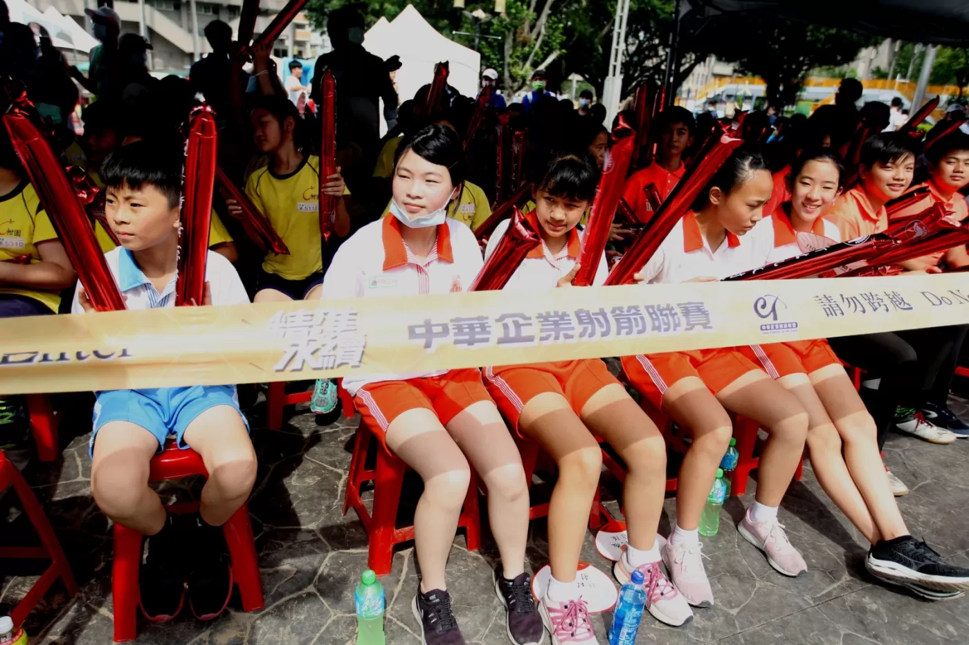 新北凱撒主場日超嗨。中華企業射箭聯盟/提供。