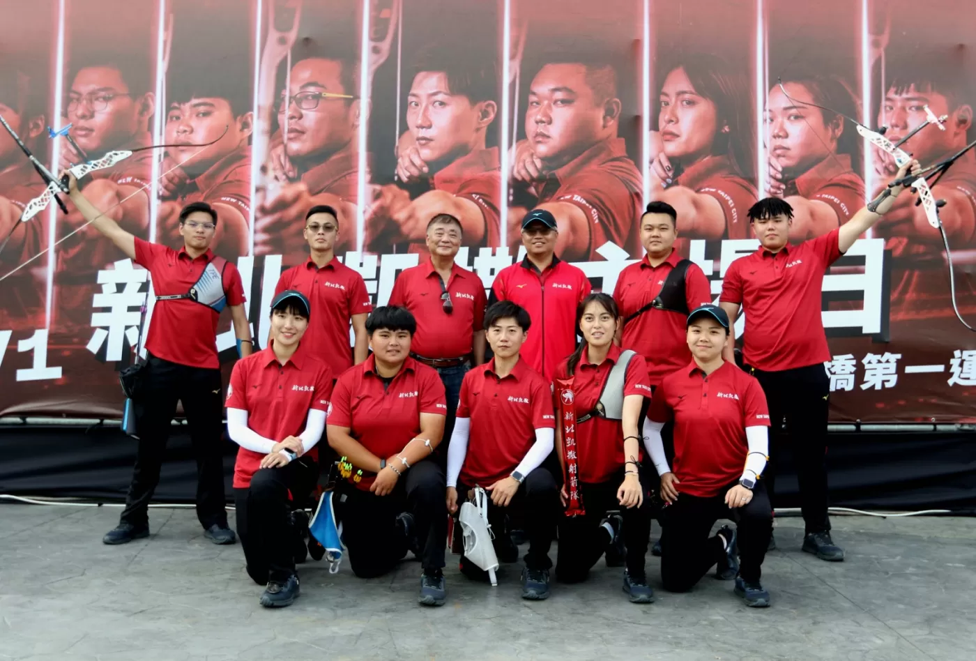 新北凱撒隊。中華企業射箭聯盟/提供。