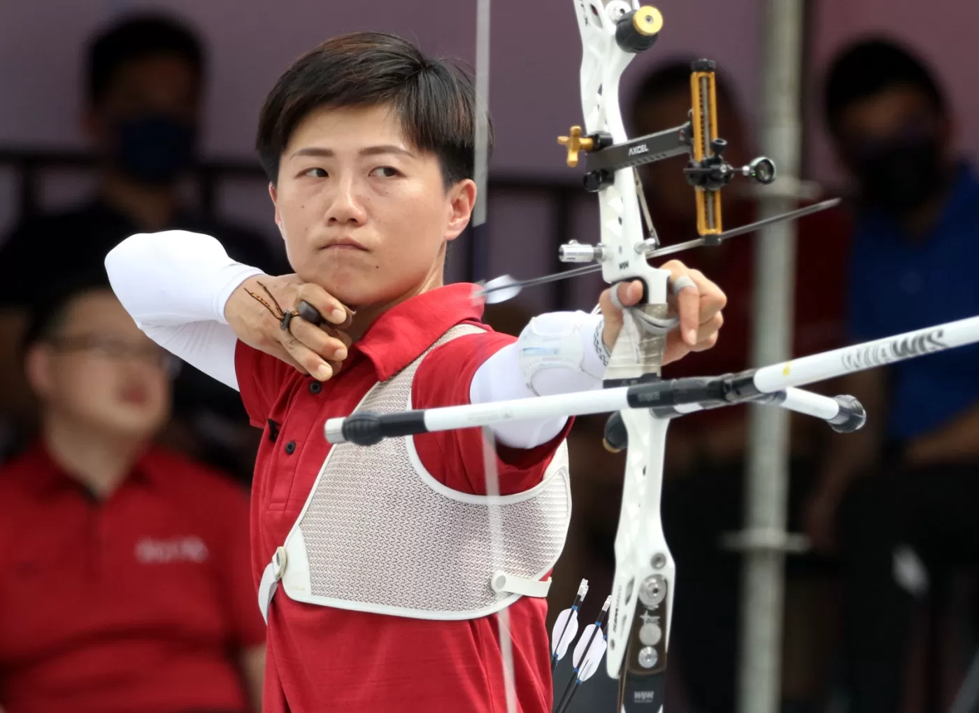 新北凱撒雷千瑩。中華企業射箭聯盟/提供。