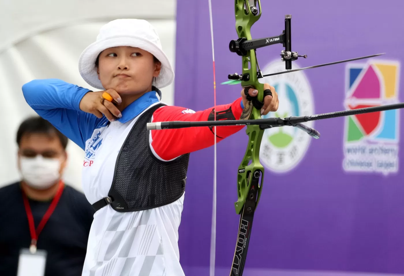 新竹愛山林林詩嘉。中華企業射箭聯盟/提供。