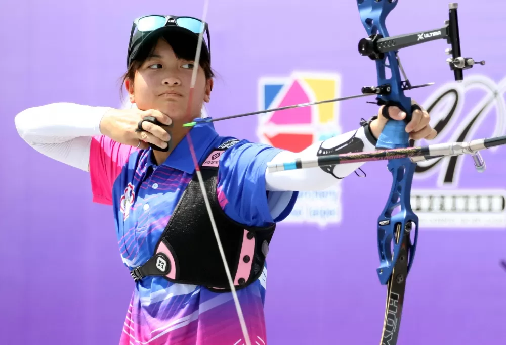 協會青年隊蘇思敏。中華企業射箭聯盟/提供。