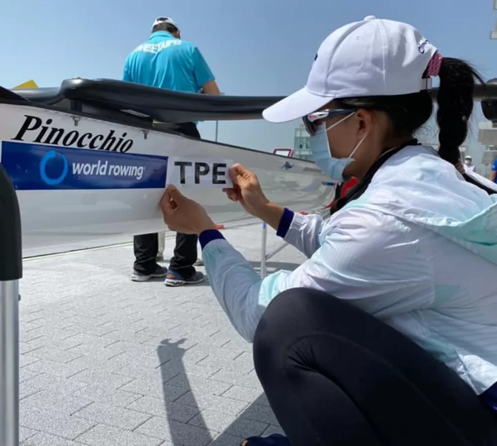 黃義婷在女子單人雙漿決賽奪銅,東京奧運門票到手!取自/黃義婷臉書。