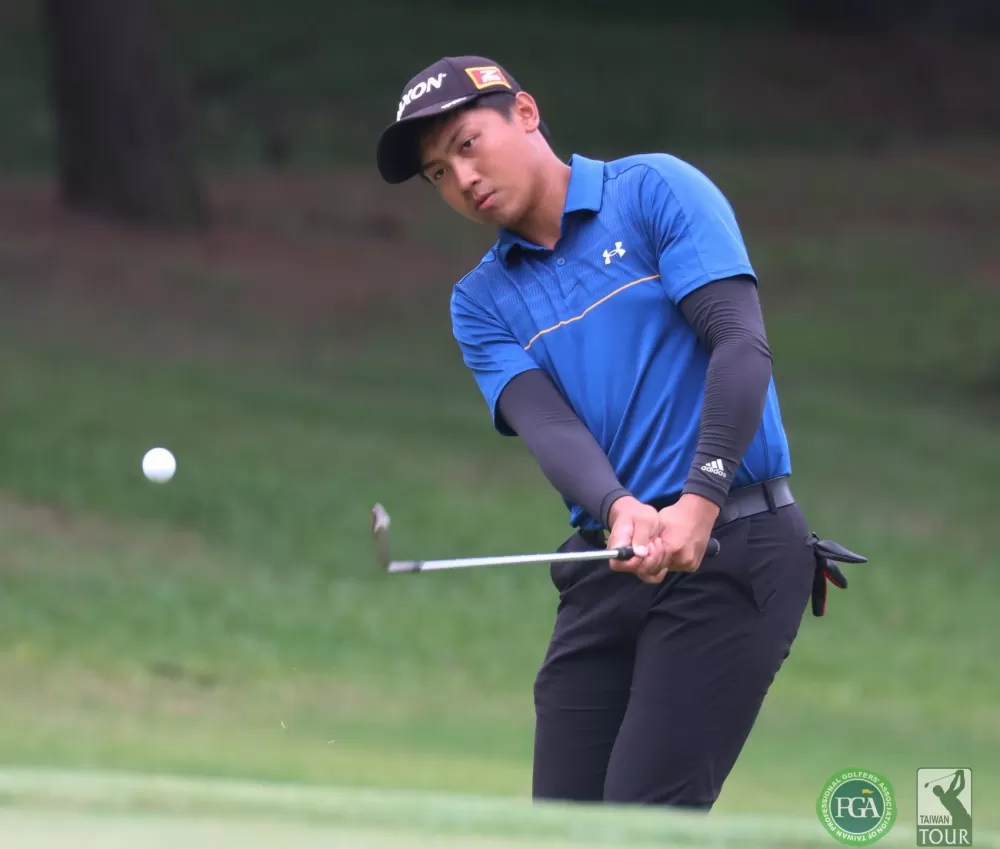 曾子軒三天成績以(-5)暫並列第二。鍾豐榮/攝影。