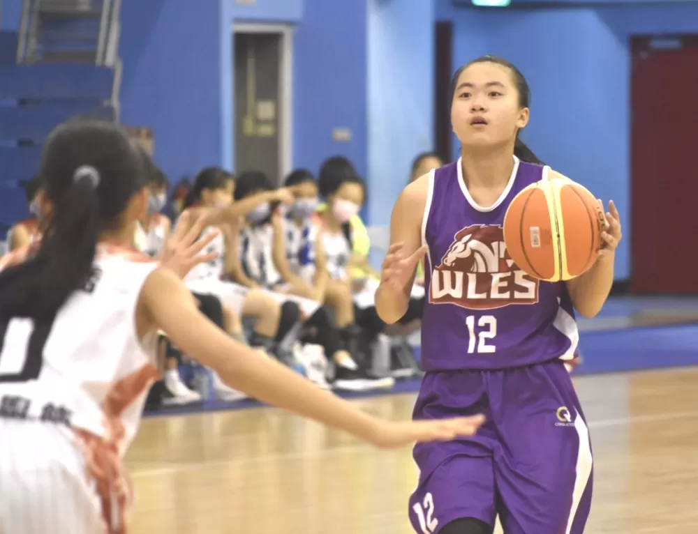 武林「雙一姊」的林品均持球伺機進攻。大會提供。