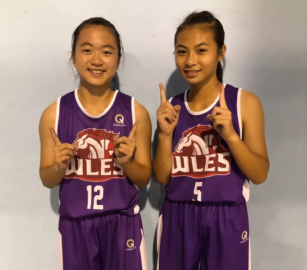 武林「雙一姊」林品均(左)、 錢家瑀。大會提供。