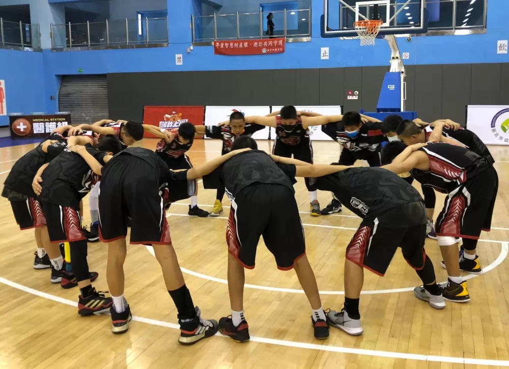 潮州無緣16強仍不忘戰舞自我打氣。大會提供。