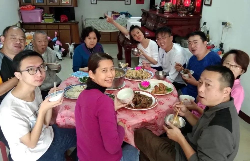 人在國外的劉聰達很想念家人。劉聰達／提供。