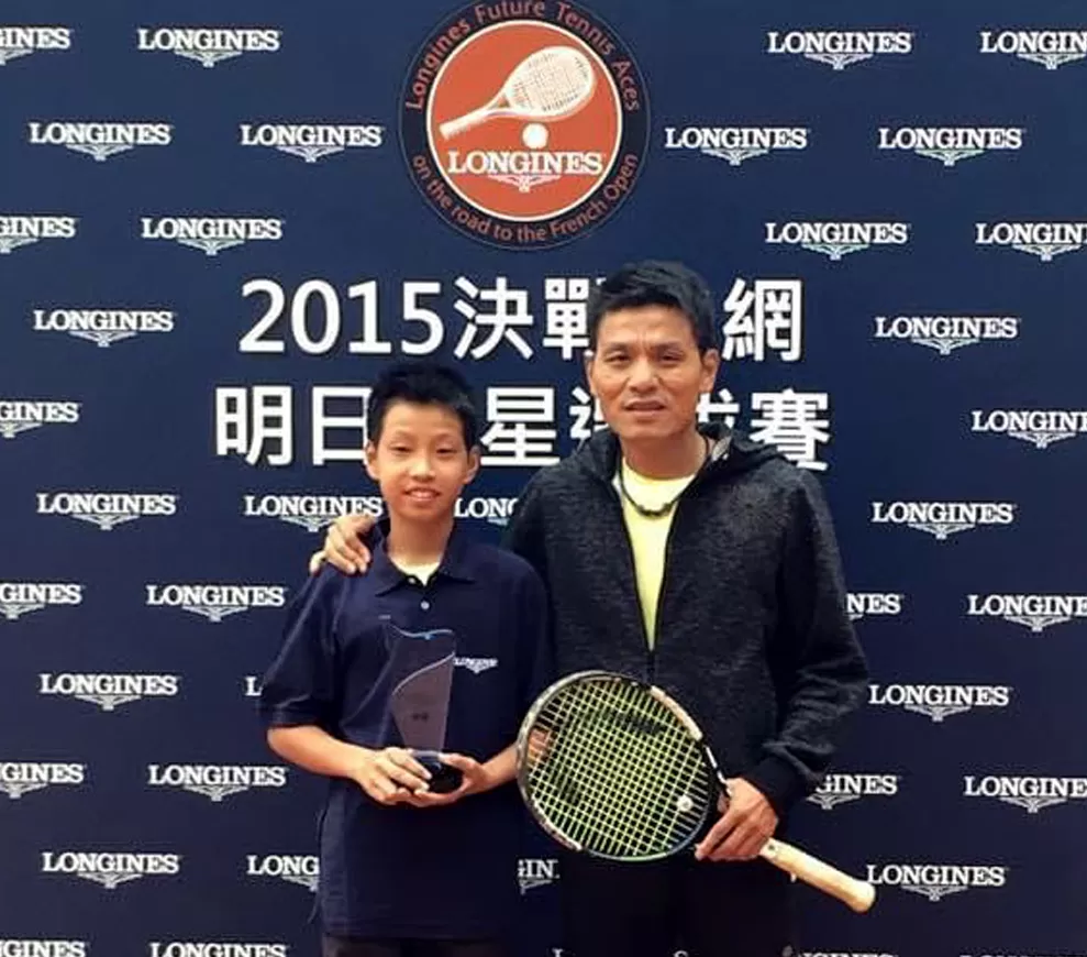 林南勳（左）。林文龍／提供。